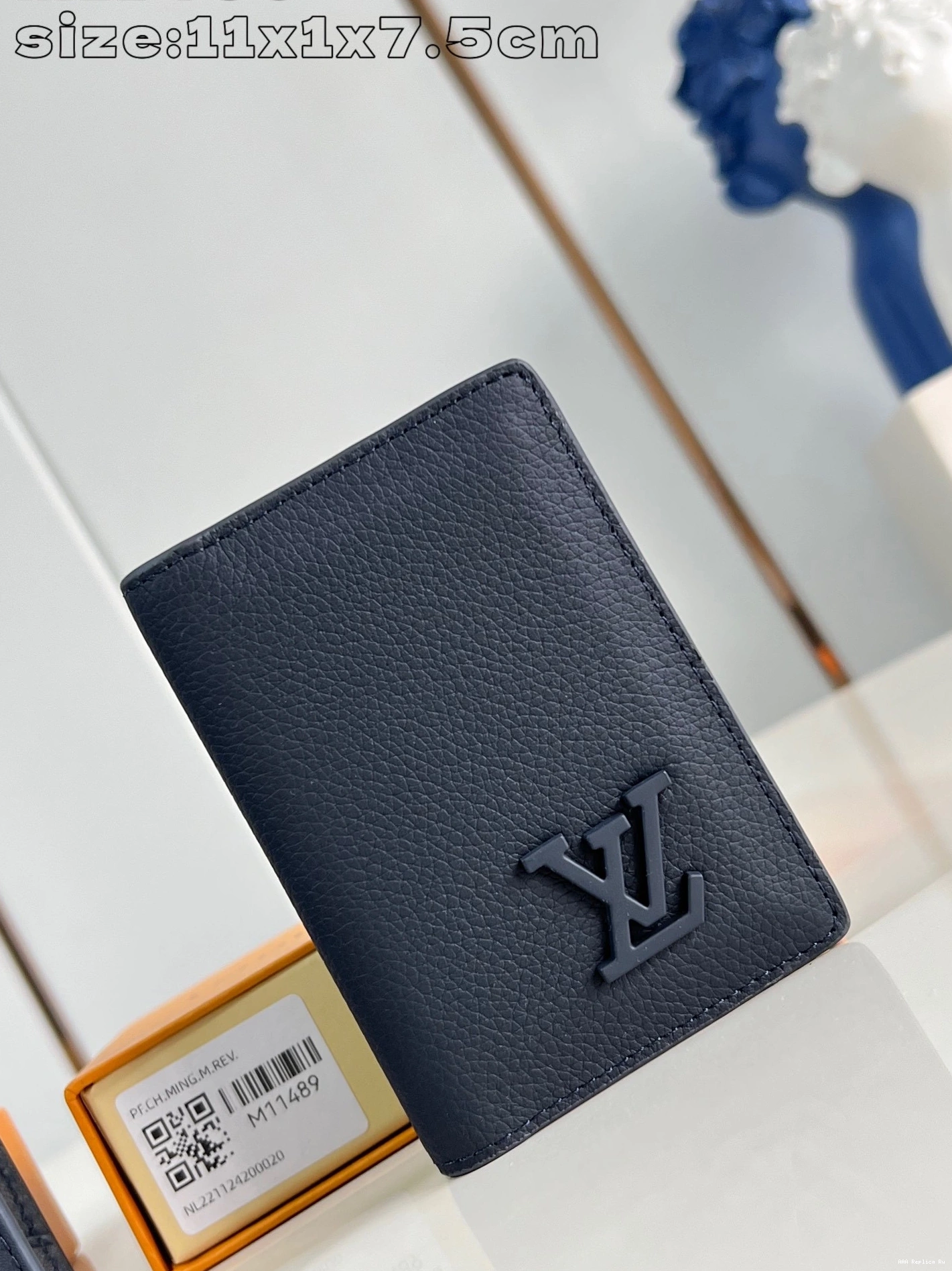 AAA Pruses Bags cm VUITTON LOUIS Pocket Organizer-7.5*11.1*1 0807